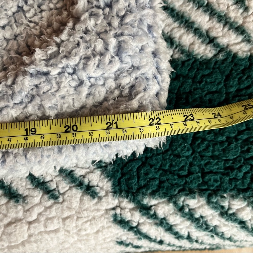 Weatherproof Vintage Women’s Blue Cozy Sherpa Quarter Zip Pullover - Picture 14 of 16
